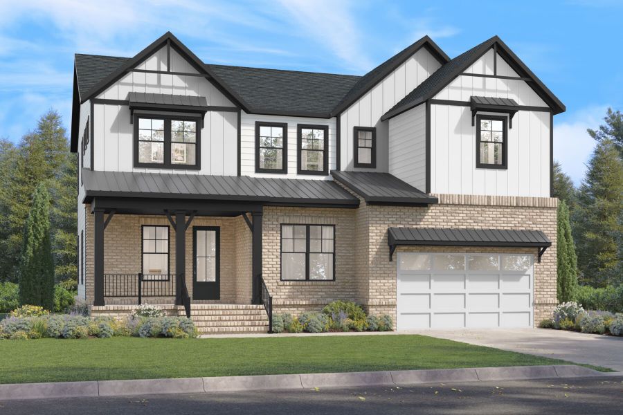 Hawthorne Elevation B - Farmhouse Hawthorne Elevation B - Farmhouse