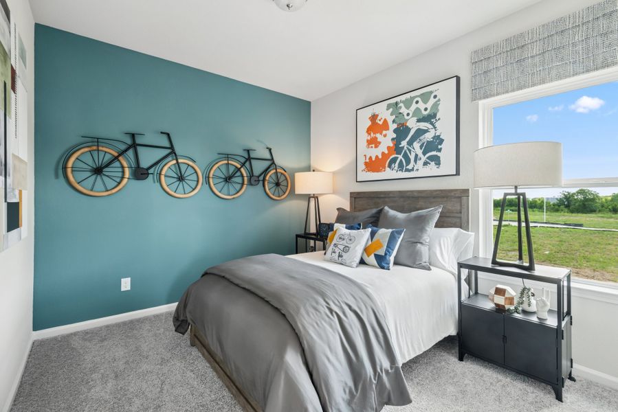 The Princeton II- Secondary Bedroom Upstairs The Princeton II- Secondary Bedroom Upstairs