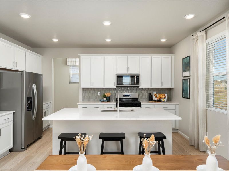 The Chatfield floorplan interior image taken at a Meritage Homes community in Colorado Springs