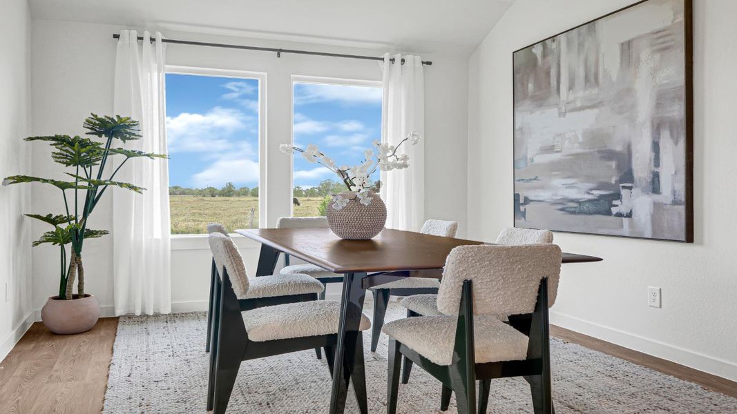 Furnished interior in a model home at Blue Heron Estates in Beasley (Image 23).
