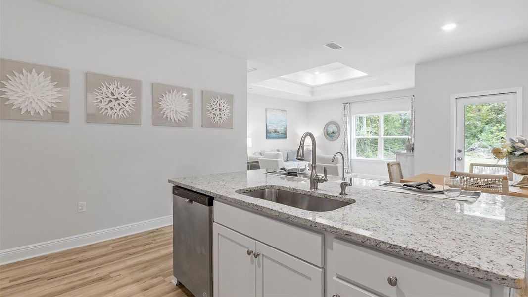 Furnished interior in a model home at Pine Dove Estates in Tallahassee (Image 17).