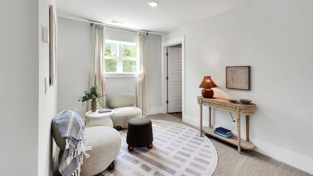 Furnished interior in a model home at The Willows at Blake Farm in Wilmington (Image 31). Furnished interior in a model home at The Willows at Blake Farm in Wilmington (Image 31).