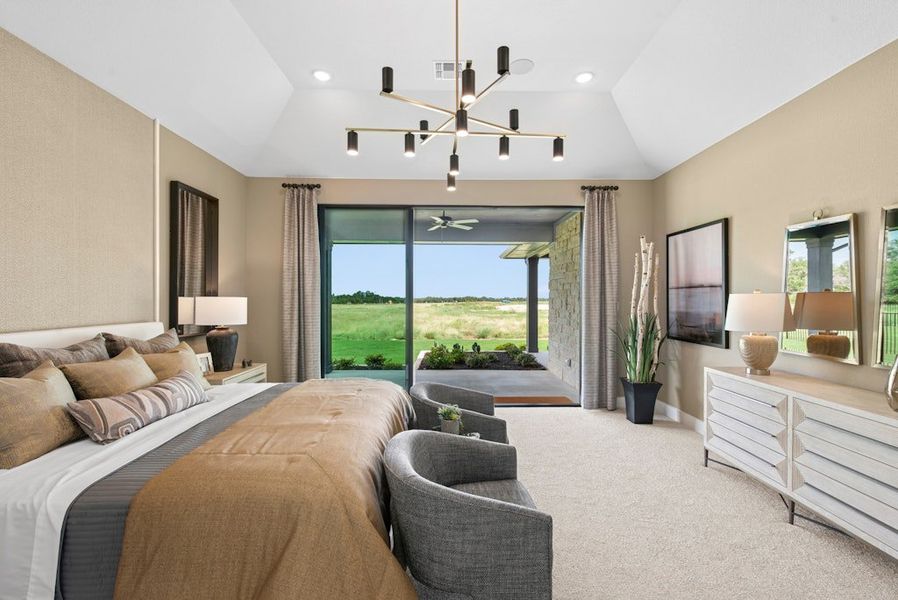 Furnished interior in a model home at Leander Estates in Leander (Image 10).