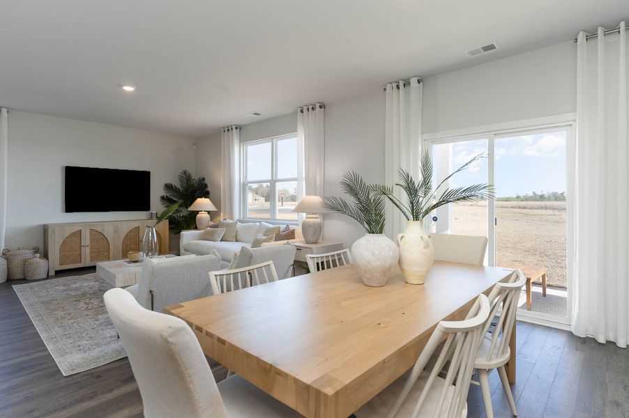 Furnished interior in a model home at Ridgefield in Conway (Image 45).
