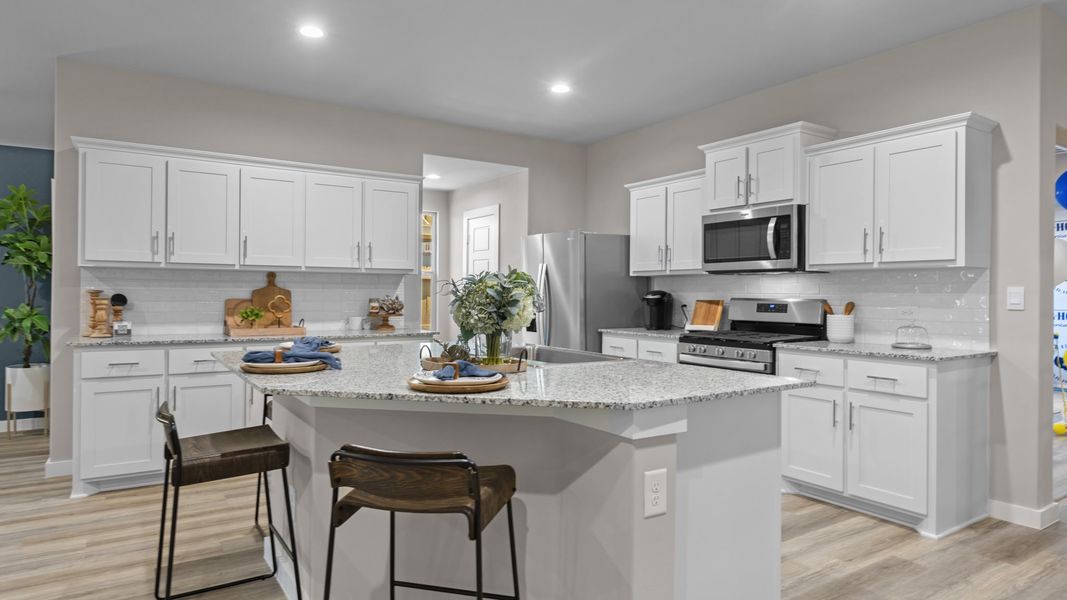 Furnished interior in a model home at Homestead at Parks Bell Ranch in Odessa (Image 5).