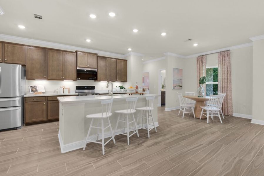 Furnished interior in a model home at Las Colinas in Milton (Image 7).
