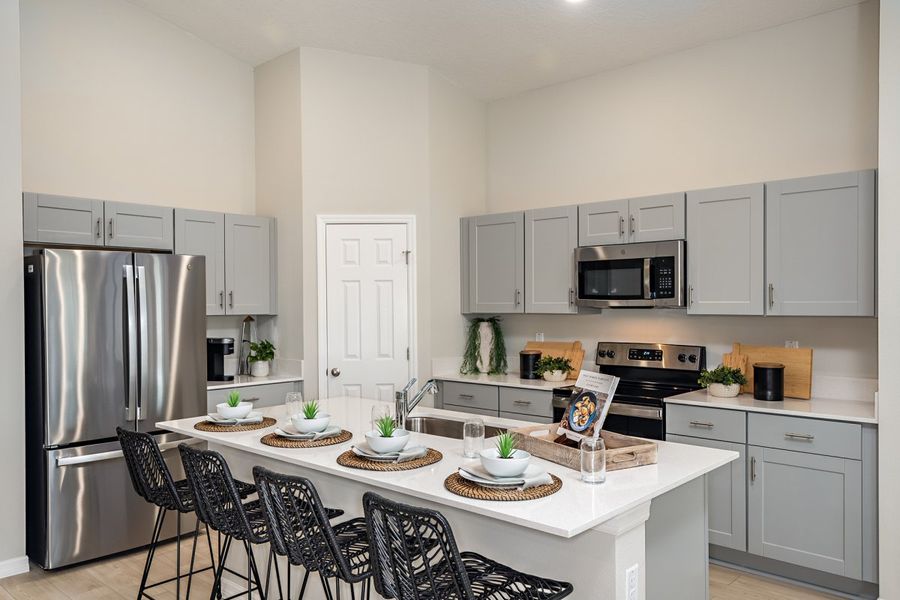 Furnished interior in a model home at Lawson Dunes in Haines City (Image 9). Furnished interior in a model home at Lawson Dunes in Haines City (Image 9).