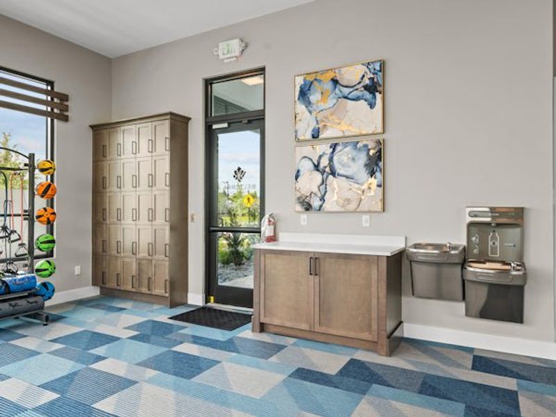 Furnished interior in a model home at BELTERRA in Port St. Lucie (Image 87).