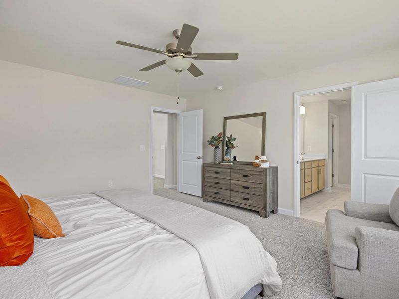 Furnished interior in a model home at Montrose in Aberdeen (Image 73).