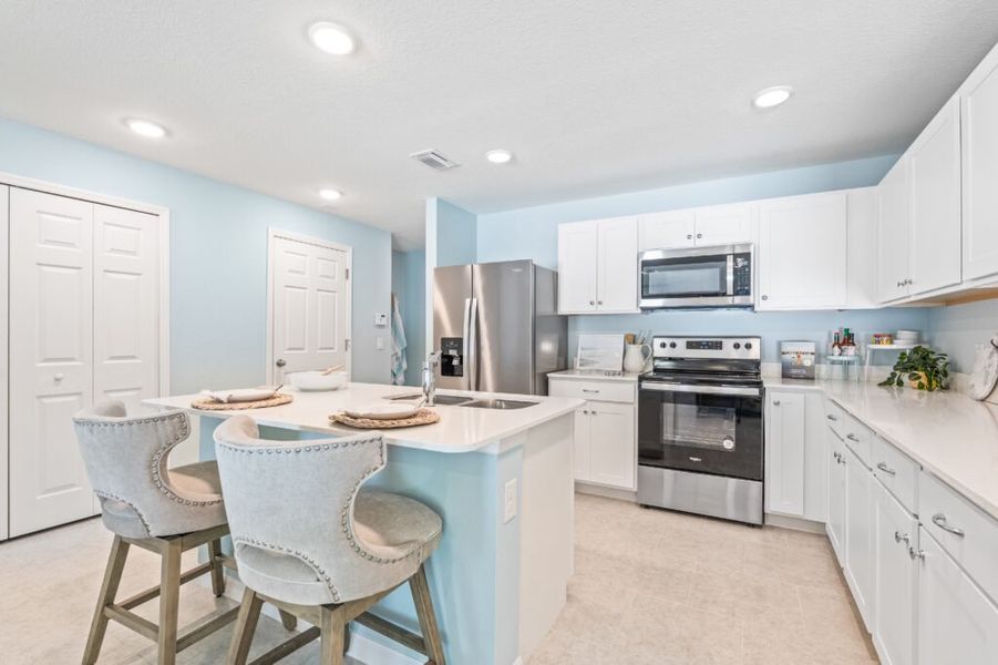 Furnished interior in a model home at Port Charlotte in Port Charlotte (Image 19).