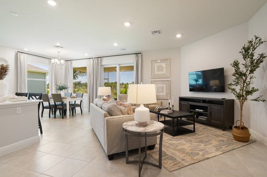 Furnished interior in a model home at Spirit Of Sebastian in Sebastian (Image 49). Furnished interior in a model home at Spirit Of Sebastian in Sebastian (Image 49).