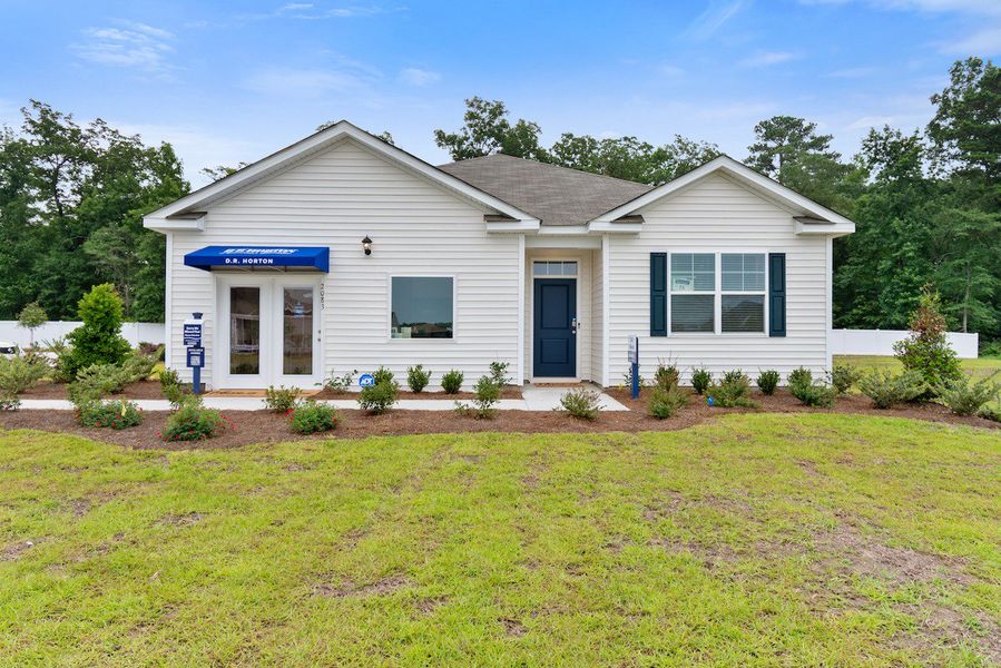 Front exterior of a home in the Summerville community, located in Darlington, SC (Image 1).