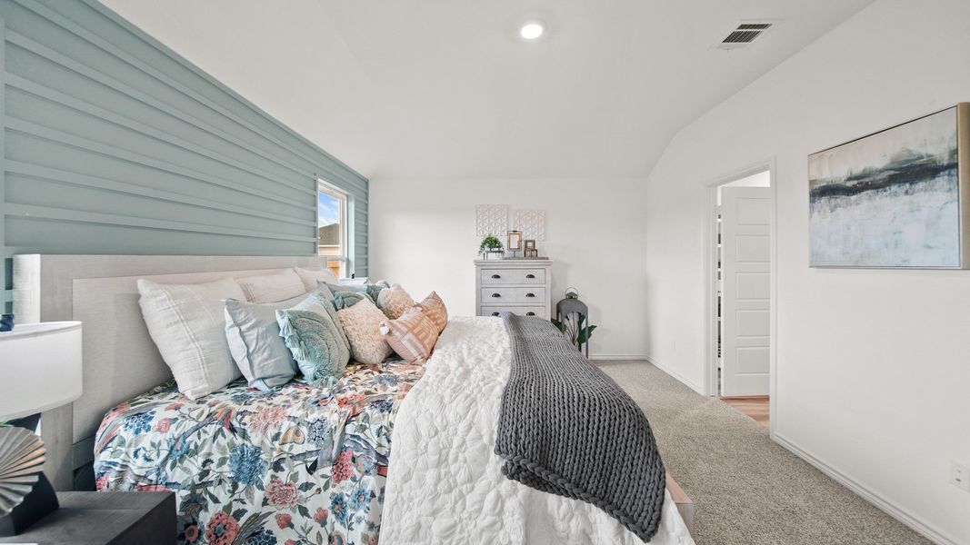 Furnished interior in a model home at Reserve at Mallard Lakes in Orange (Image 15). Furnished interior in a model home at Reserve at Mallard Lakes in Orange (Image 15).