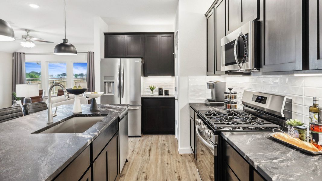 Furnished interior in a model home at Morningside in Josephine (Image 16).