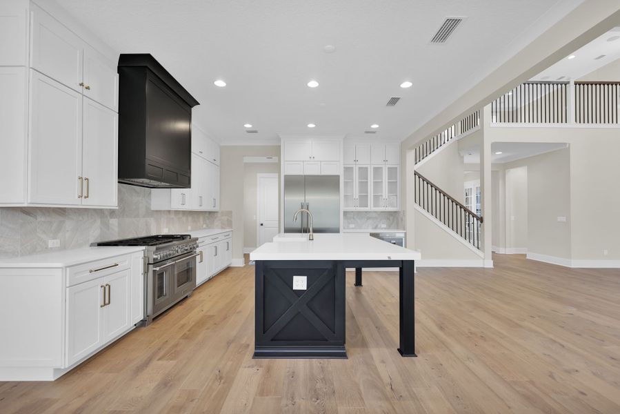 Furnished interior in a model home at Hidden Creek at SilverLeaf in St. Augustine (Image 35).