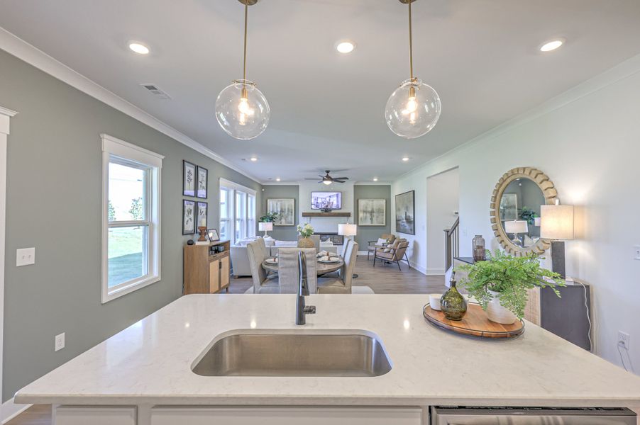 The Winston *Furnished Model Home - Selections and finished may vary.