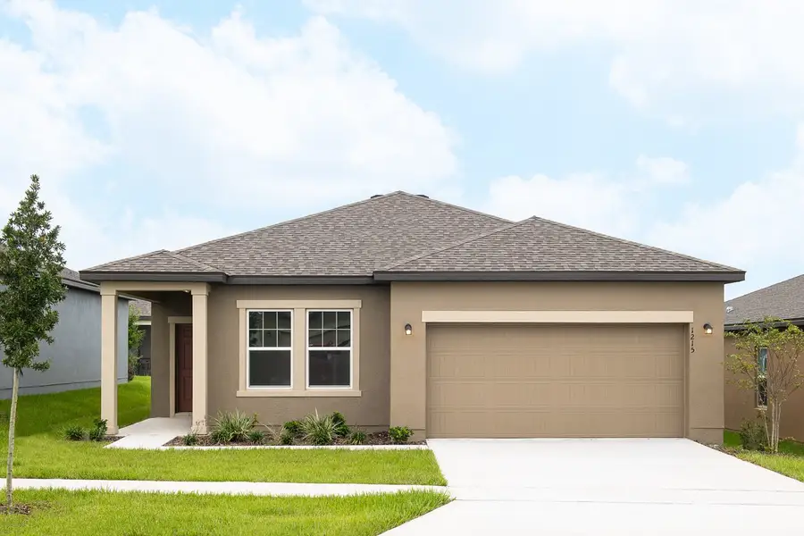 Front exterior of a home in the Belair Place community, located in Sanford, FL (Image 2). Front exterior of a home in the Belair Place community, located in Sanford, FL (Image 2).