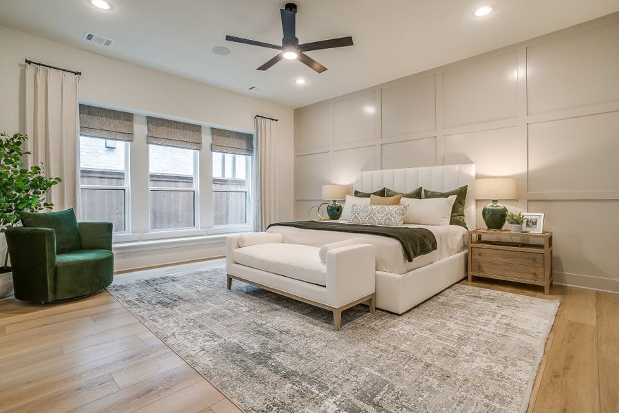 Furnished interior in a model home at Bridgewater in Midlothian (Image 8).