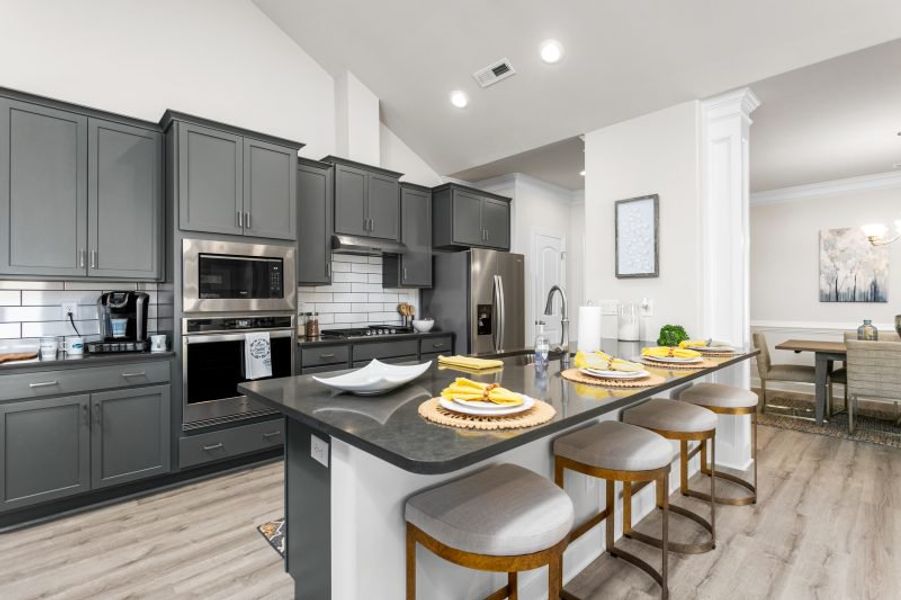 Furnished interior in a model home at Northborough in Colfax (Image 62).