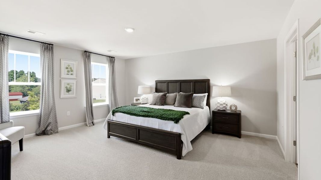 Furnished interior in a model home at Treemont Commons in Wellford (Image 28).