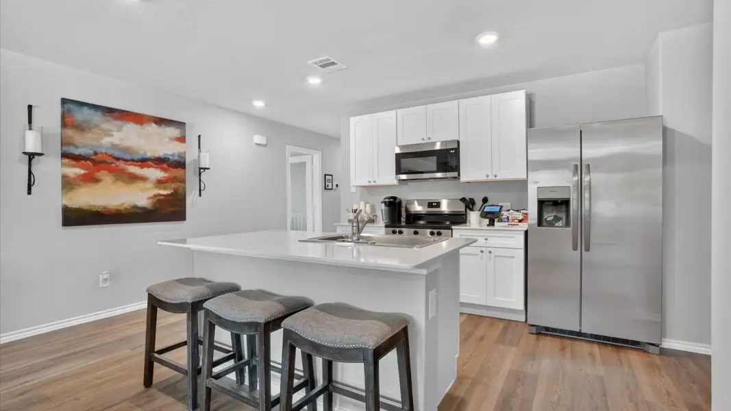 Furnished interior in a model home at Blackbird Estates in Mineral Wells (Image 5).