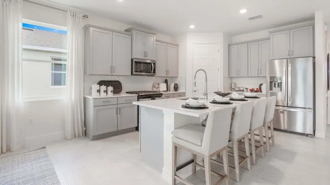 Furnished interior in a model home at Lakes of Mount Dora in Mount Dora (Image 7).