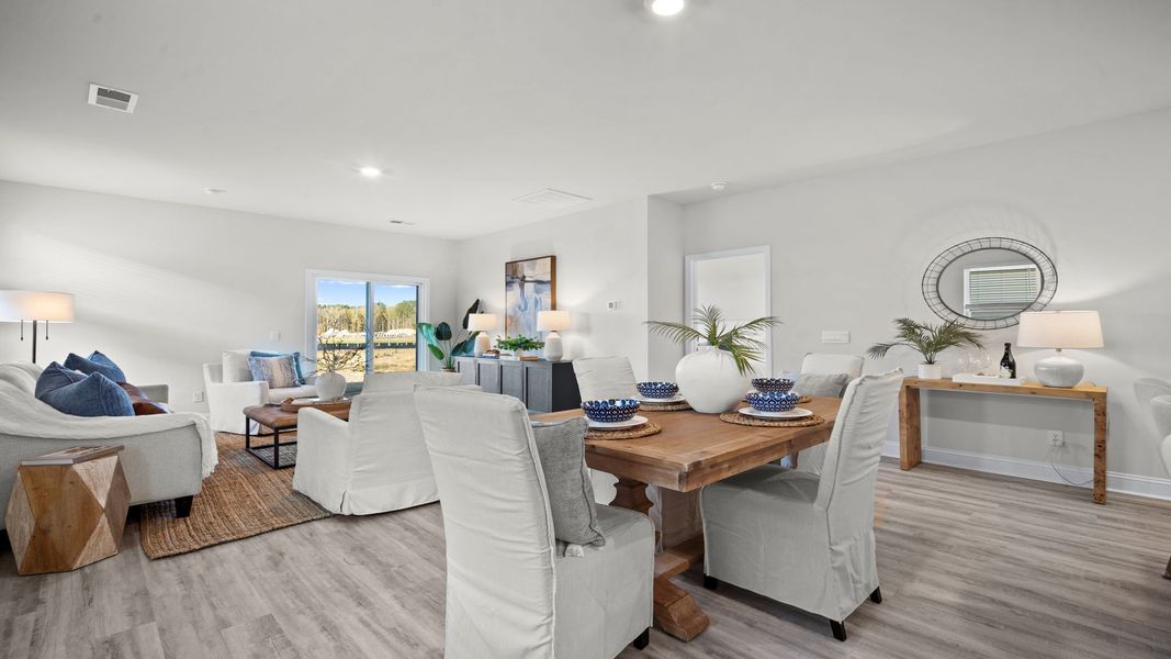 Furnished interior in a model home at Autumn's Wood in Brunswick (Image 8).