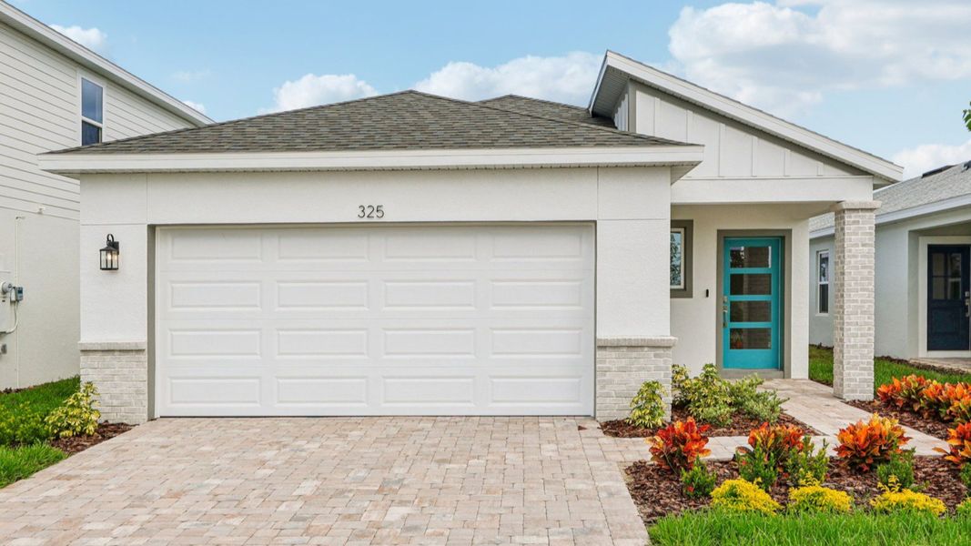 Front exterior of a home in the Liberty Trace community, located in Haines City, FL (Image 17). Front exterior of a home in the Liberty Trace community, located in Haines City, FL (Image 17).