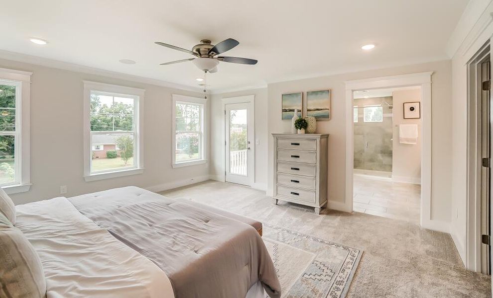 Furnished interior in a model home at Colleton Park in Aiken (Image 15).