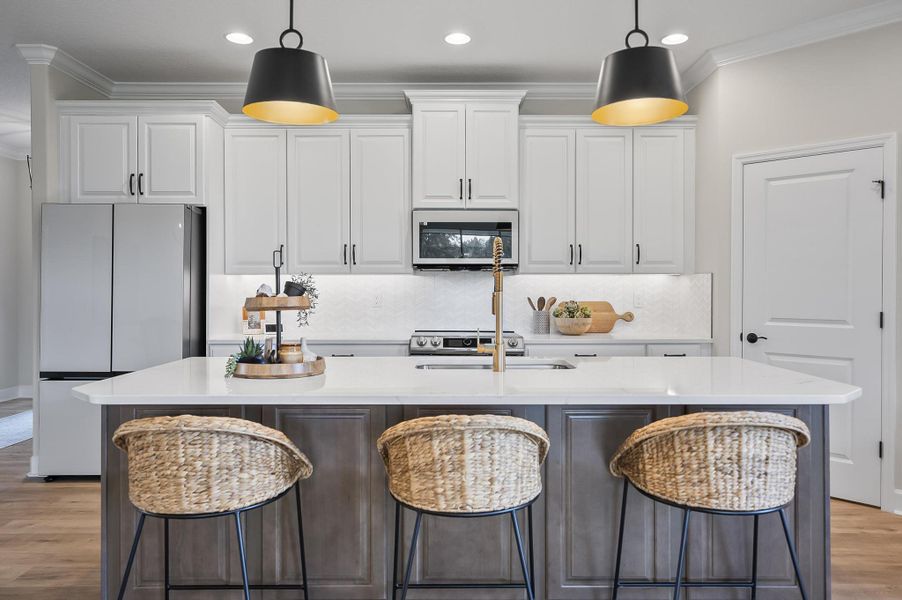 Furnished interior in a model home at Matanzas Cove in Palm Coast (Image 5). Furnished interior in a model home at Matanzas Cove in Palm Coast (Image 5).