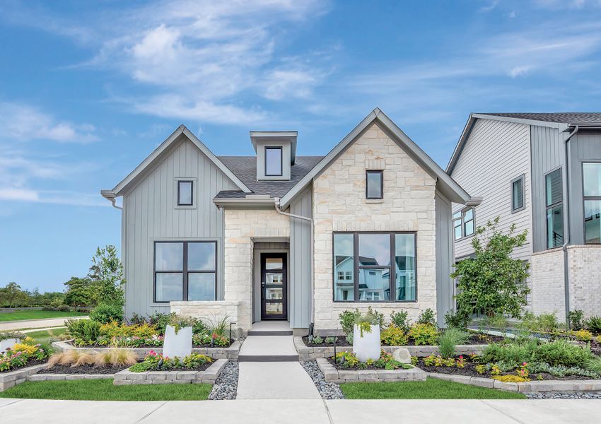 Front exterior of a home in the Jubilee - Grove Row Collection community, located in Hockley, TX (Image 5).