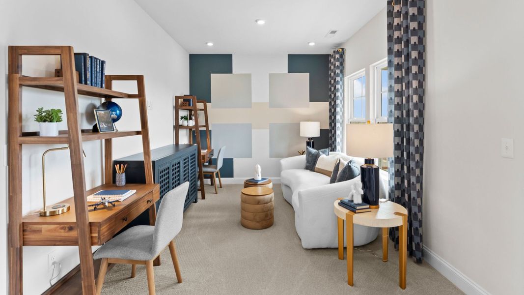 Furnished interior in a model home at Miller Farm Single Family Homes in Pineville (Image 50). Furnished interior in a model home at Miller Farm Single Family Homes in Pineville (Image 50).