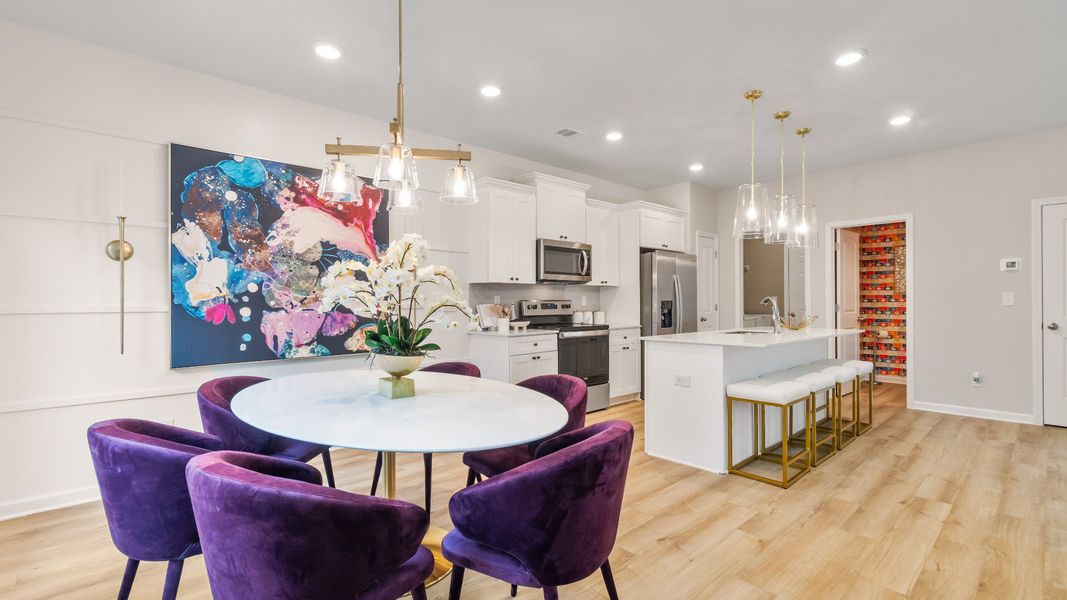 Furnished interior in a model home at Pembrooke in Palmetto (Image 6).