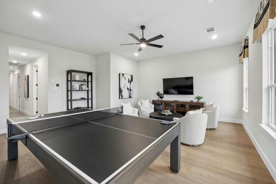 Furnished interior in a model home at Discovery Lakes in Rockwall (Image 41).