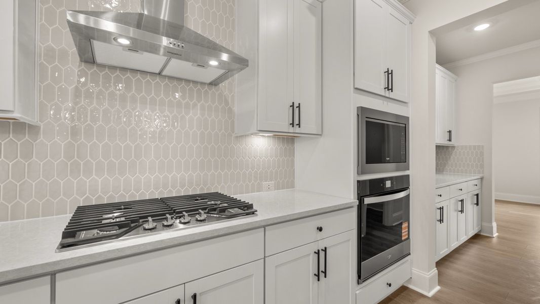 Furnished interior in a model home at Holland Estates in Powder Springs (Image 8).