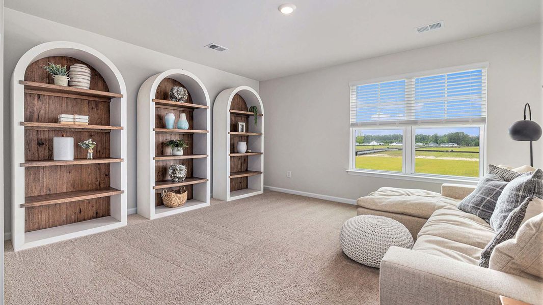Furnished interior in a model home at Dove Crossing in Conway (Image 10).
