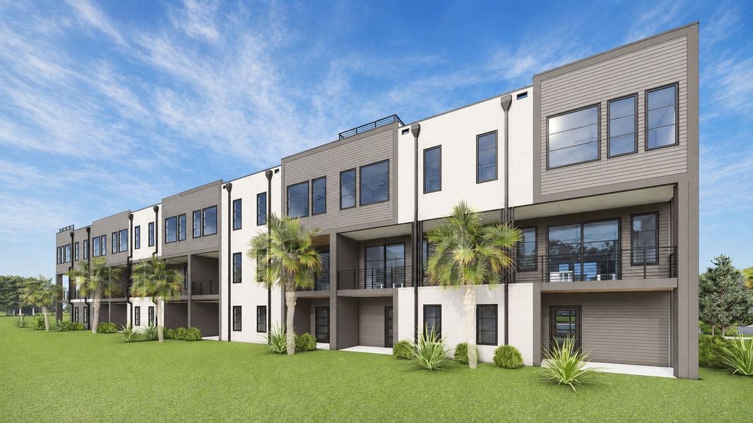 Conceptual rendering - back of building