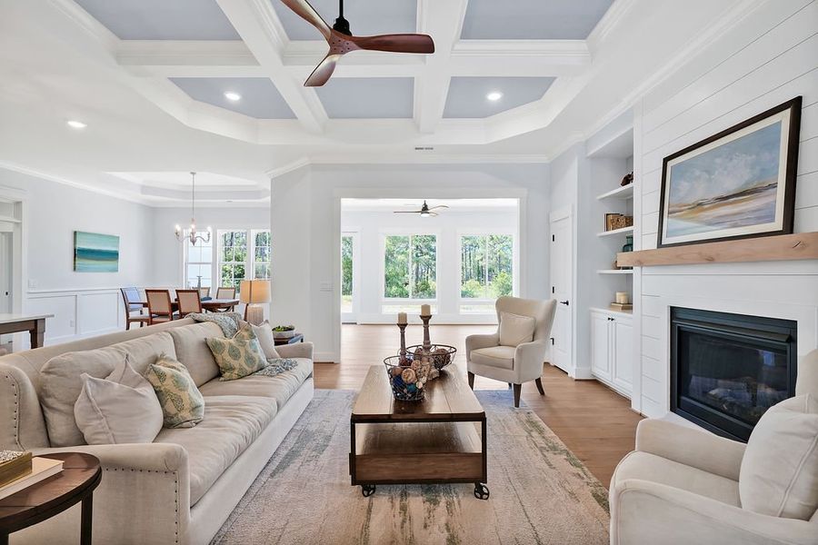 Furnished interior in a model home at Landfall in Wilmington (Image 9). Furnished interior in a model home at Landfall in Wilmington (Image 9).