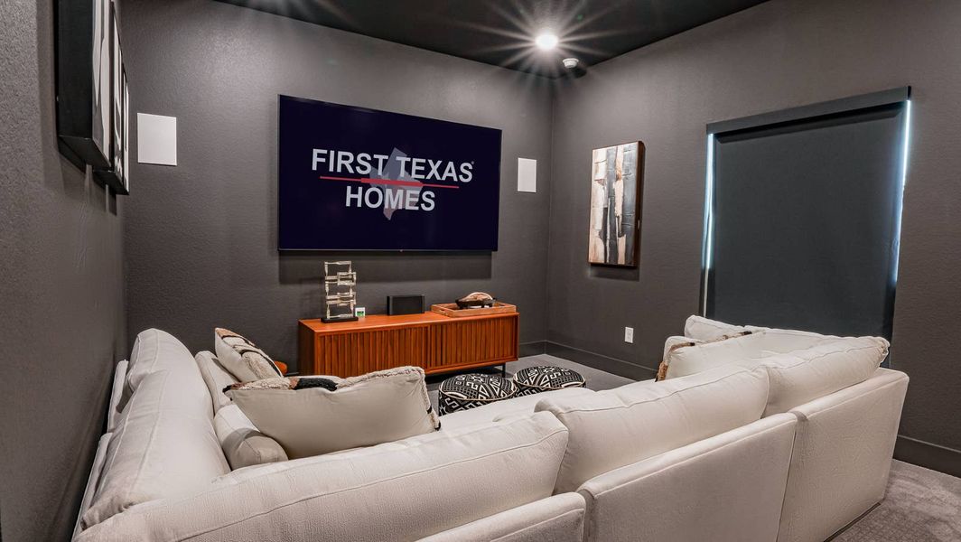 Furnished interior in a model home at Shady Valley Estates in Midlothian (Image 11).