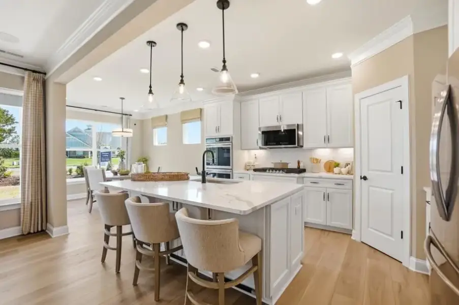 Furnished interior in a model home at Paisley Pointe in Boiling Springs (Image 36).