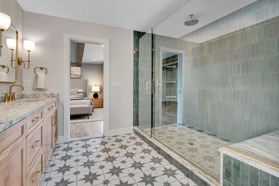 Furnished interior in a model home at Birdsong Estates in Orchard Park (Image 23).