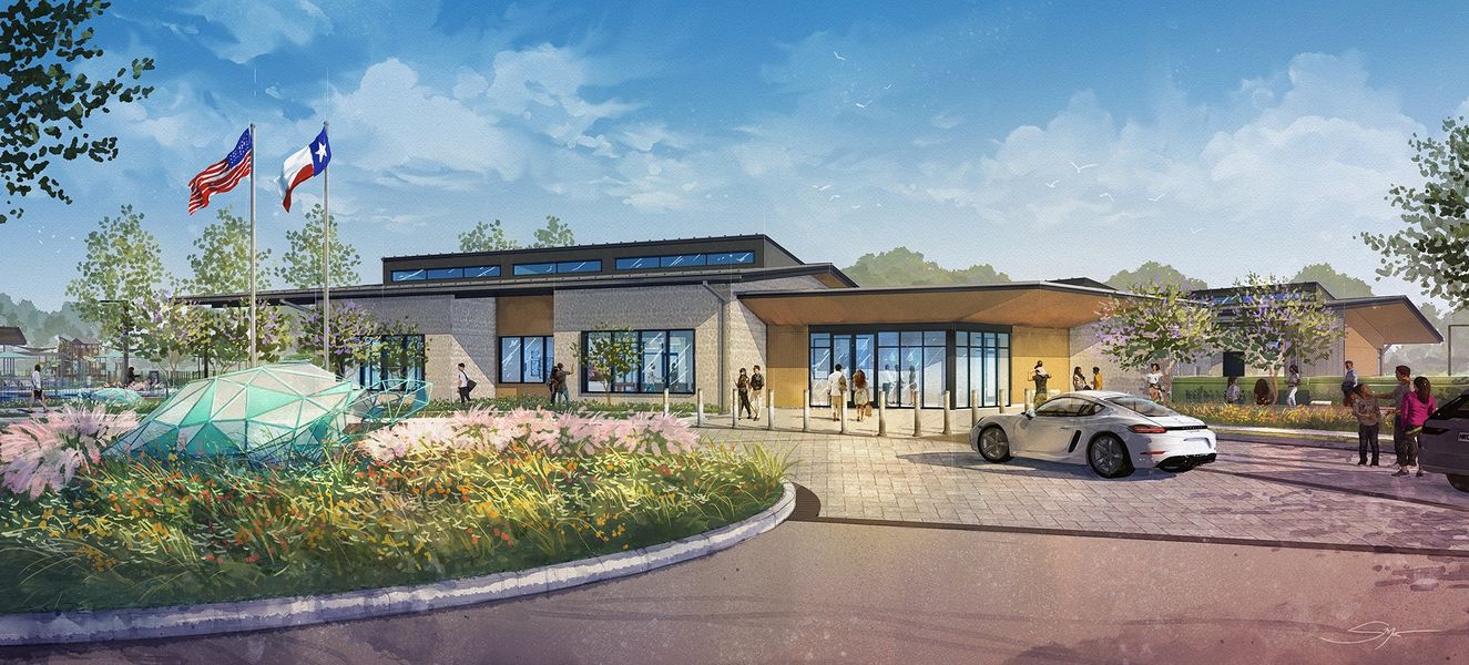 Image 23 of the Emerald Heights at Bridgeland Central – 50’ Alley community in Cypress, TX. Image 23 of the Emerald Heights at Bridgeland Central – 50’ Alley community in Cypress, TX.