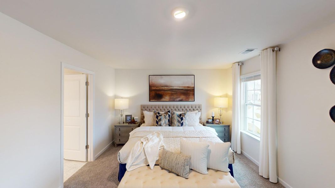 Furnished interior in a model home at Falls at Hickory in Hickory (Image 40). Furnished interior in a model home at Falls at Hickory in Hickory (Image 40).