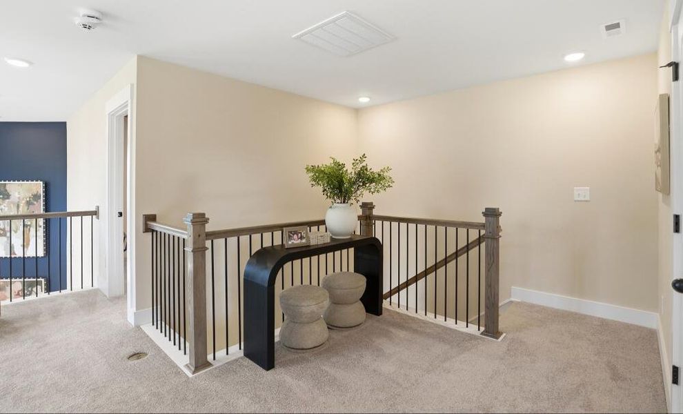 Furnished interior in a model home at Blythe Mill Townhomes in Waxhaw (Image 29). Furnished interior in a model home at Blythe Mill Townhomes in Waxhaw (Image 29).