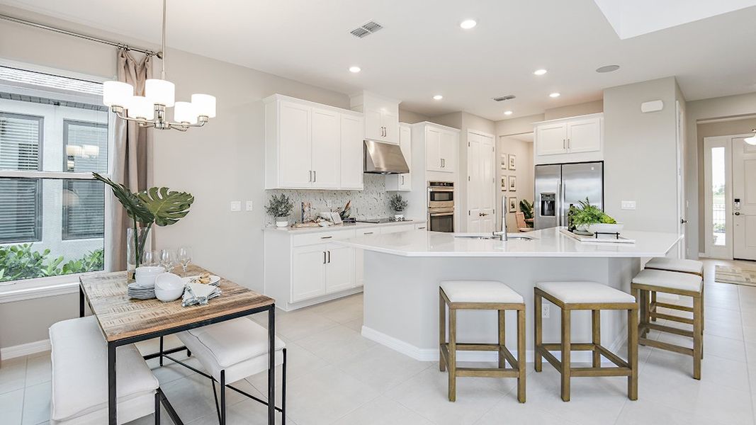 Furnished interior in a model home at The Cove at West Port in Port Charlotte (Image 36). Furnished interior in a model home at The Cove at West Port in Port Charlotte (Image 36).