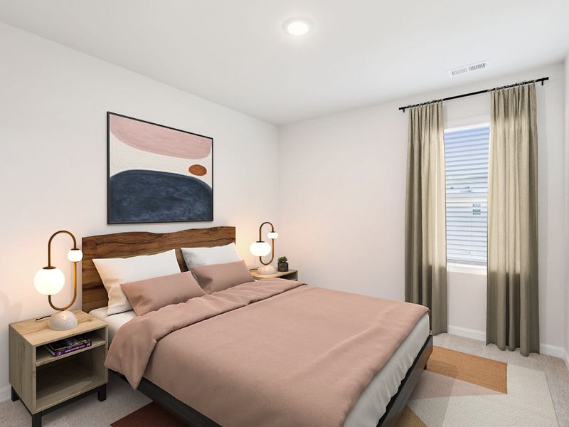Furnished interior in a model home at Country Lane - Classic Series in Clayton (Image 10).