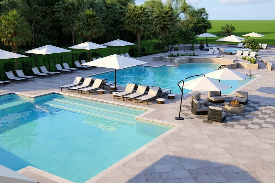 Four planned community pools to meet the needs of every resident