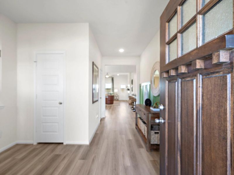 Furnished interior in a model home at River Ranch Meadows in Dayton (Image 5).