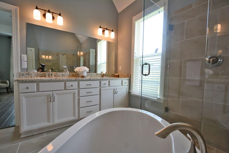 Furnished interior in a model home at White Oak in Arlington (Image 5).