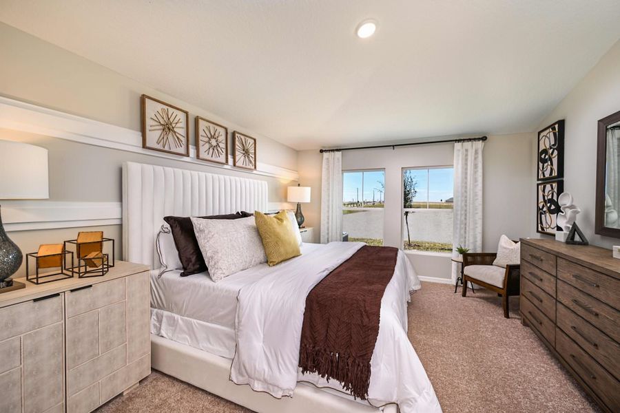 Furnished interior in a model home at Scenic Terrace in Lake Hamilton (Image 8).
